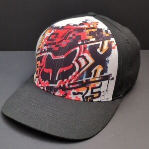 Fox Racing Flex Fit L/XL Black/Multicolor Fitted Hat